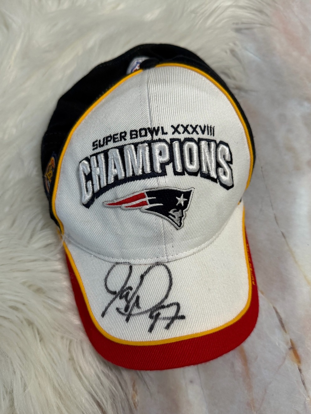 Autographed Patriots Super Bowl Champion Hat Kyle Van Noy